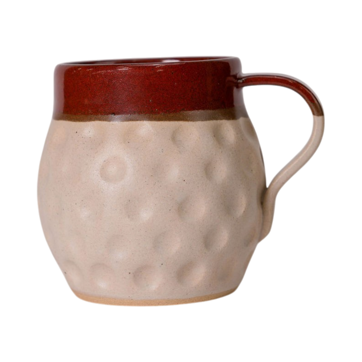 Ceramic Golf Ball Mug - Burnt Umber