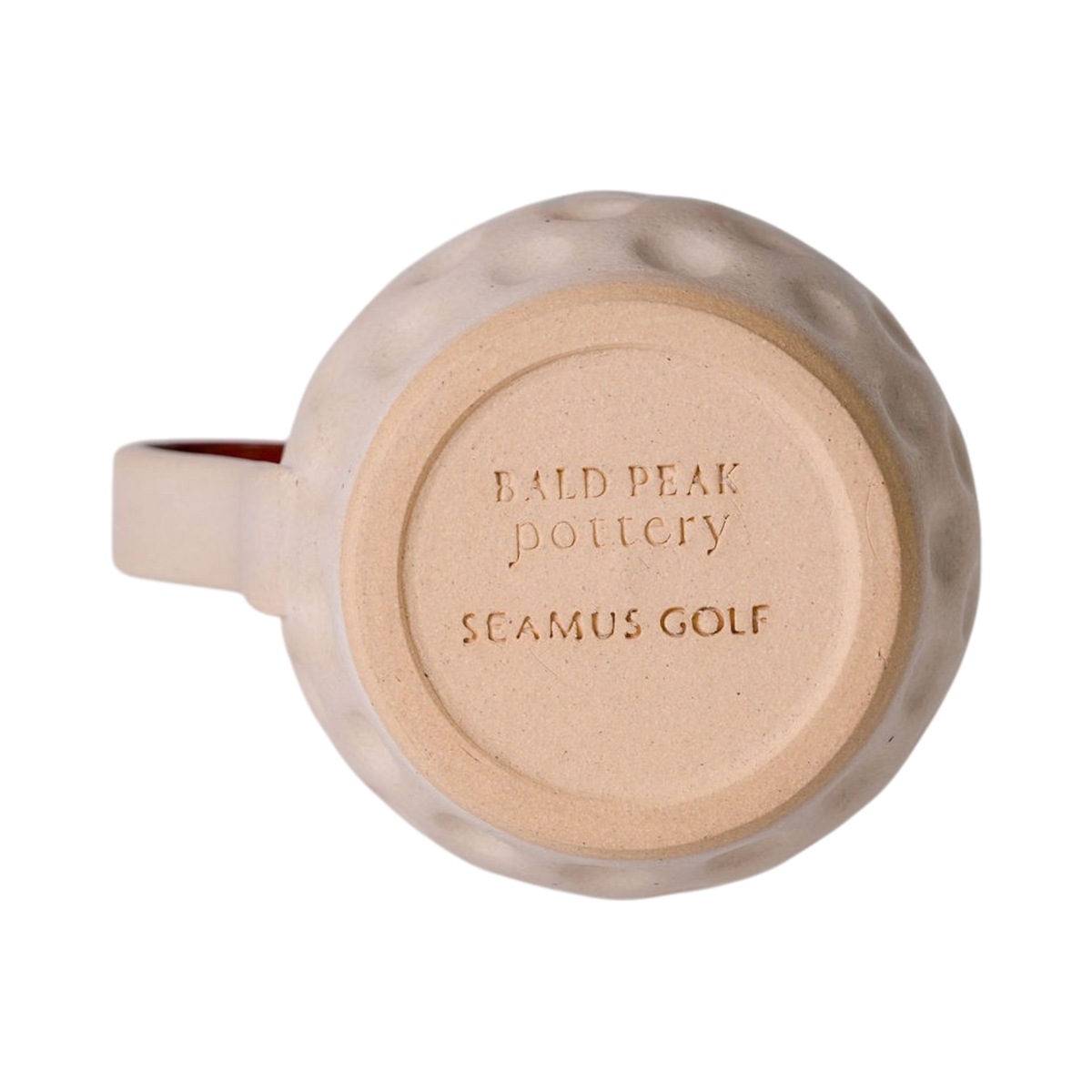 Ceramic Golf Ball Mug - Burnt Umber