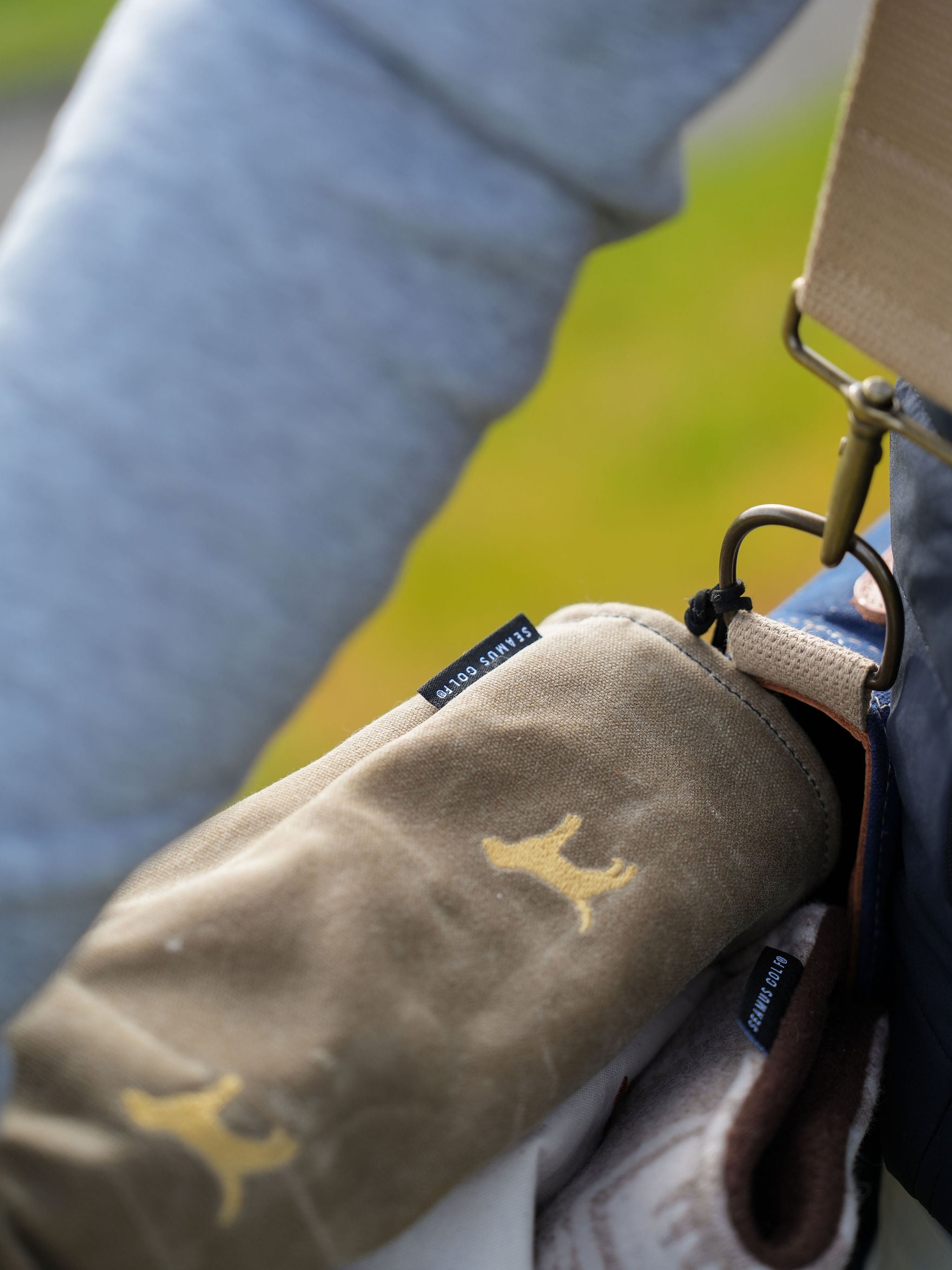 Seamus Lab Head Covers - Sage Waxed Canvas