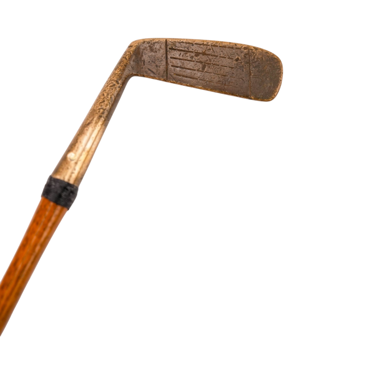 #21 Glasgow Golf Company Brass Putter Scotland 1920's - Hickory Putter