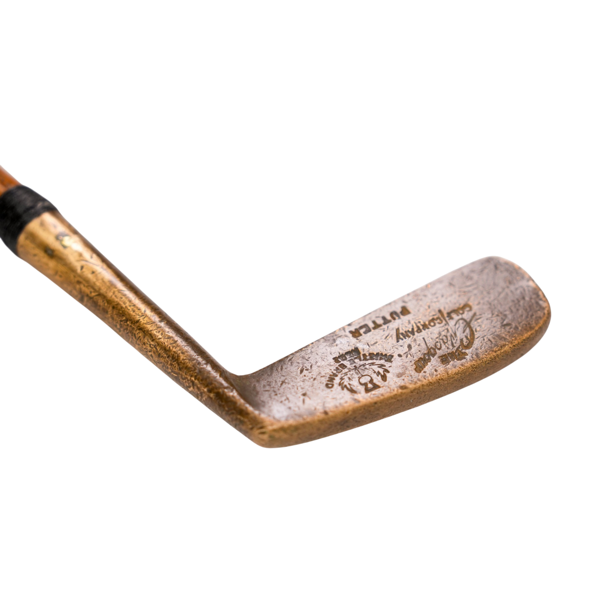 #21 Glasgow Golf Company Brass Putter Scotland 1920's - Hickory Putter