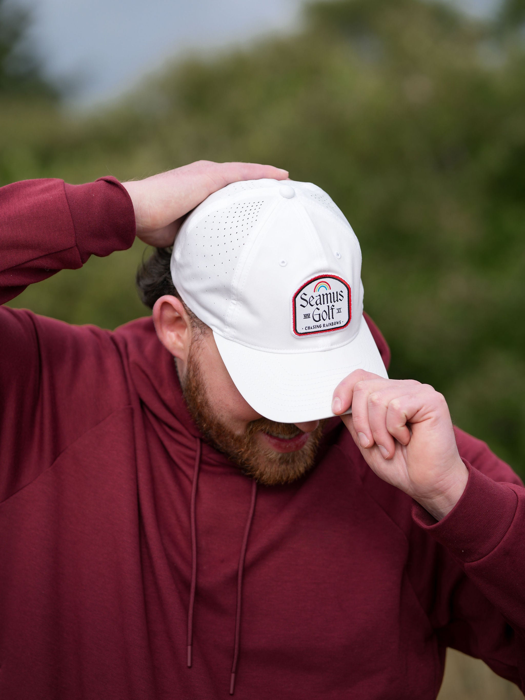 Chasing Rainbows Hat - White
