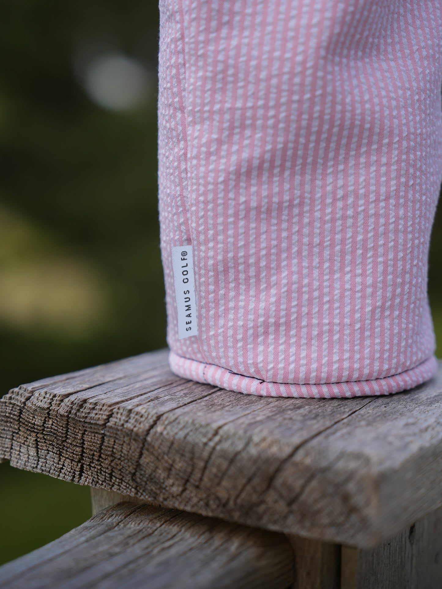 Pink Seersucker Head Covers