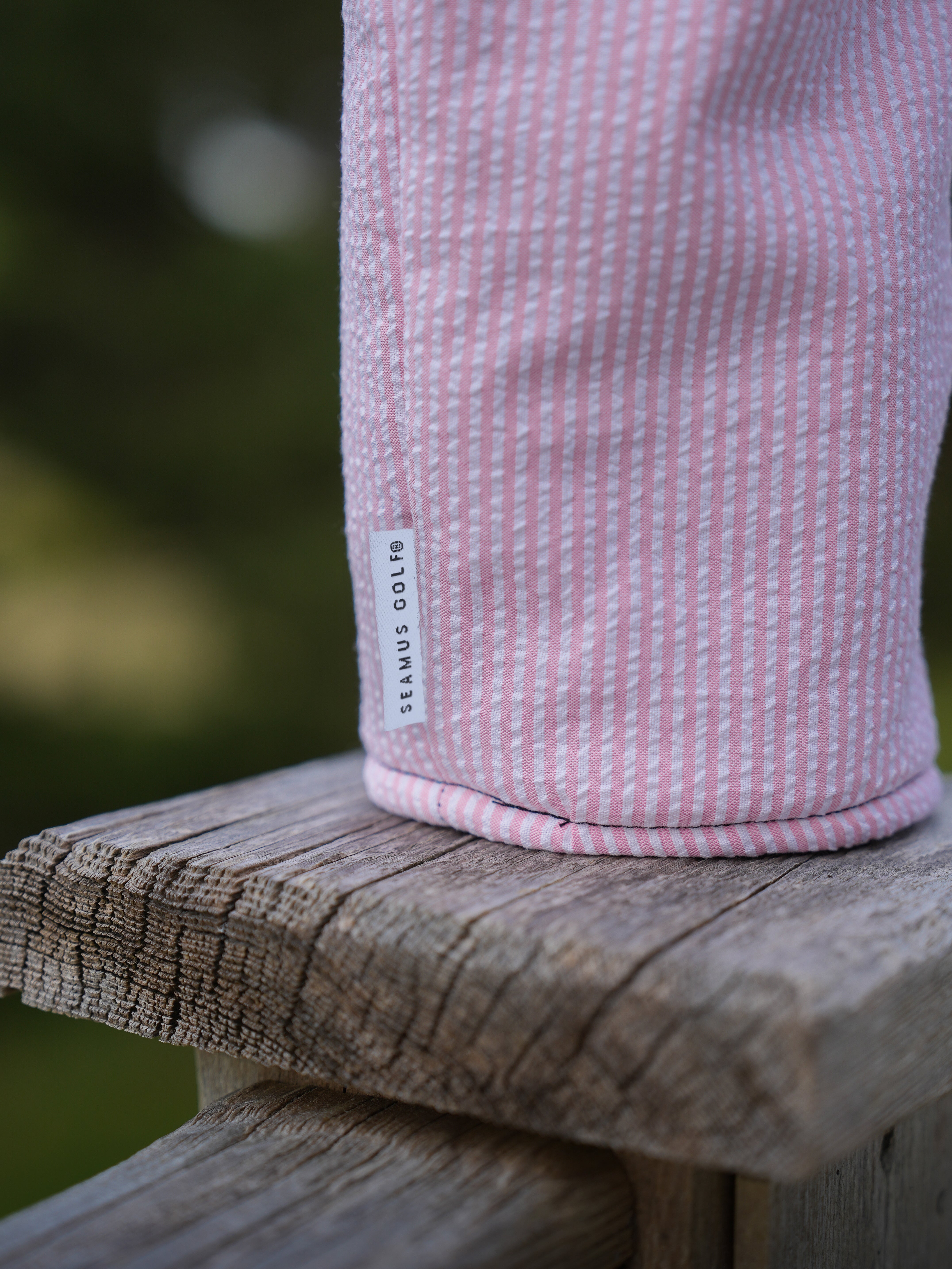 Pink Seersucker Head Covers