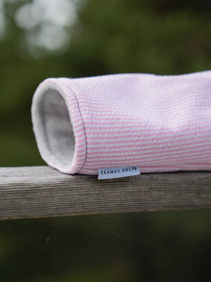 Pink Seersucker Head Covers