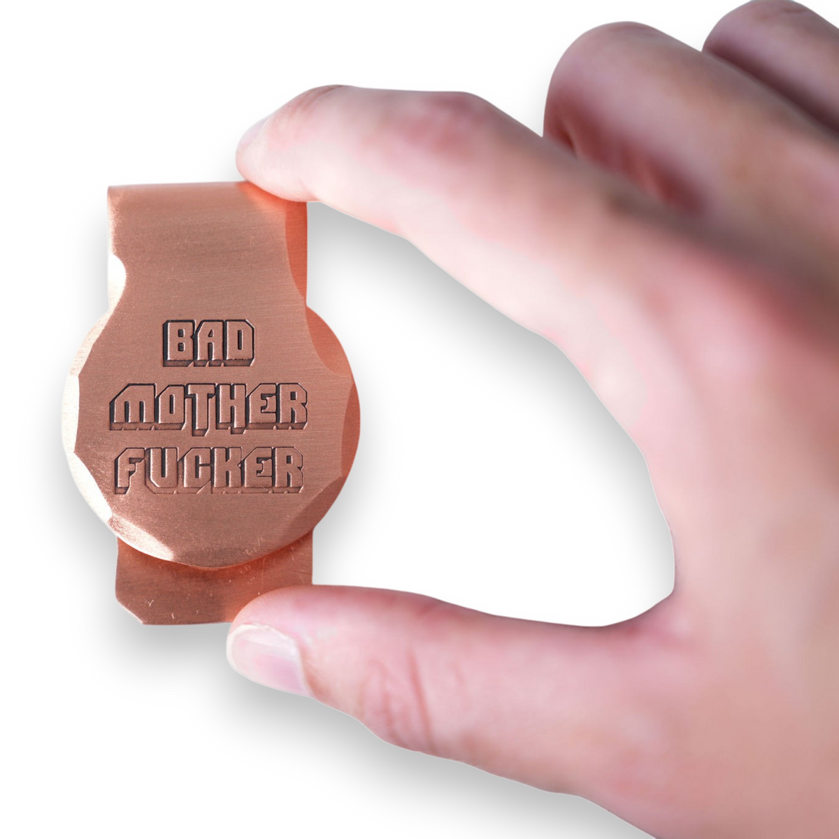 Hand Forged® BMF Players Badge Copper Money Clip