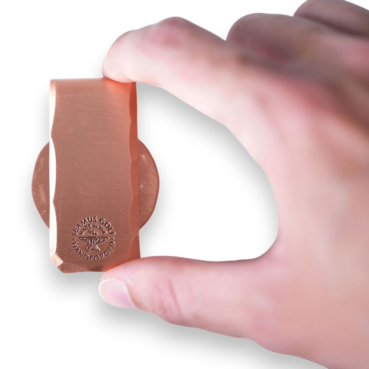 Hand Forged® BMF Players Badge Copper Money Clip
