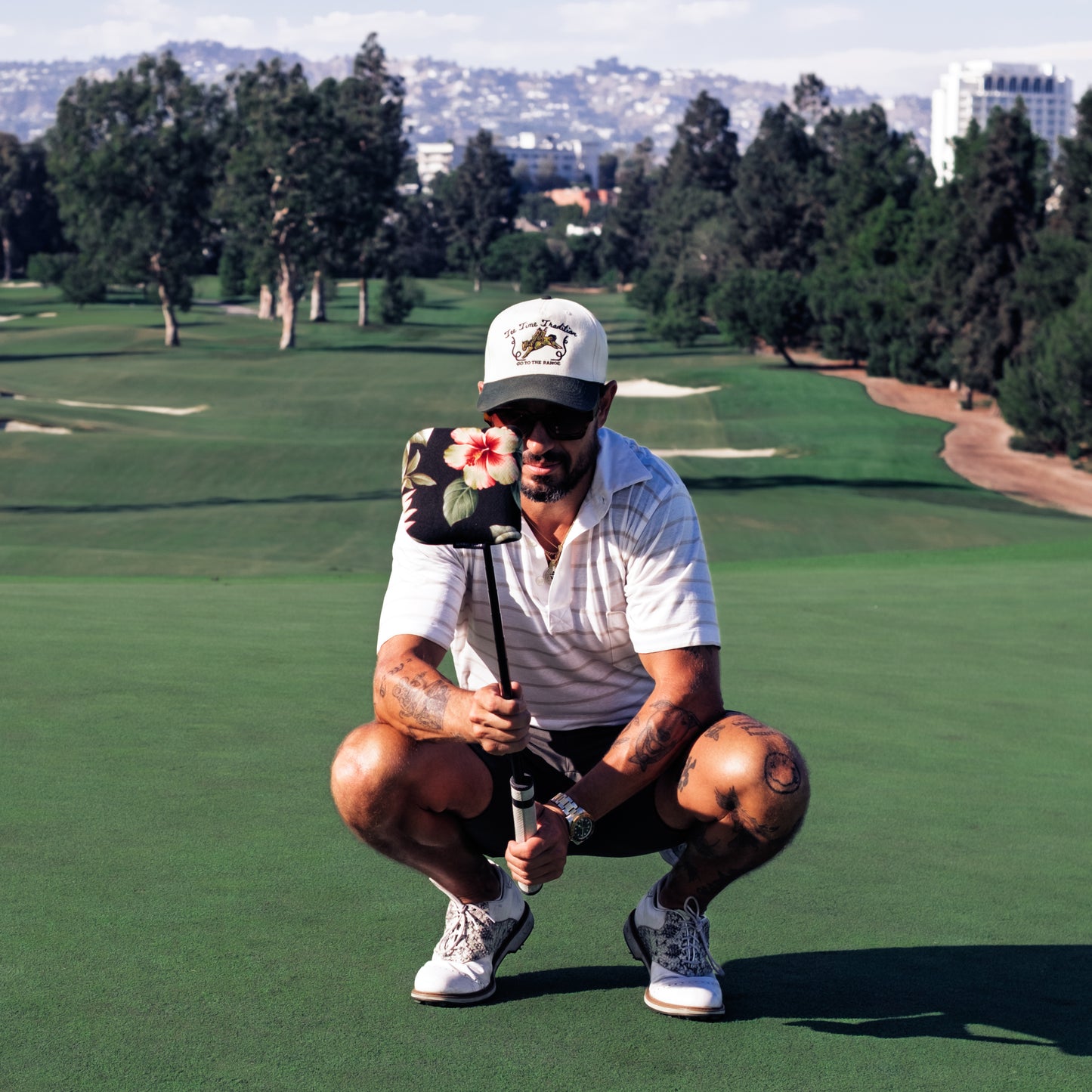 Hiwahiwa Black Center Shafted Mallet Putter Cover