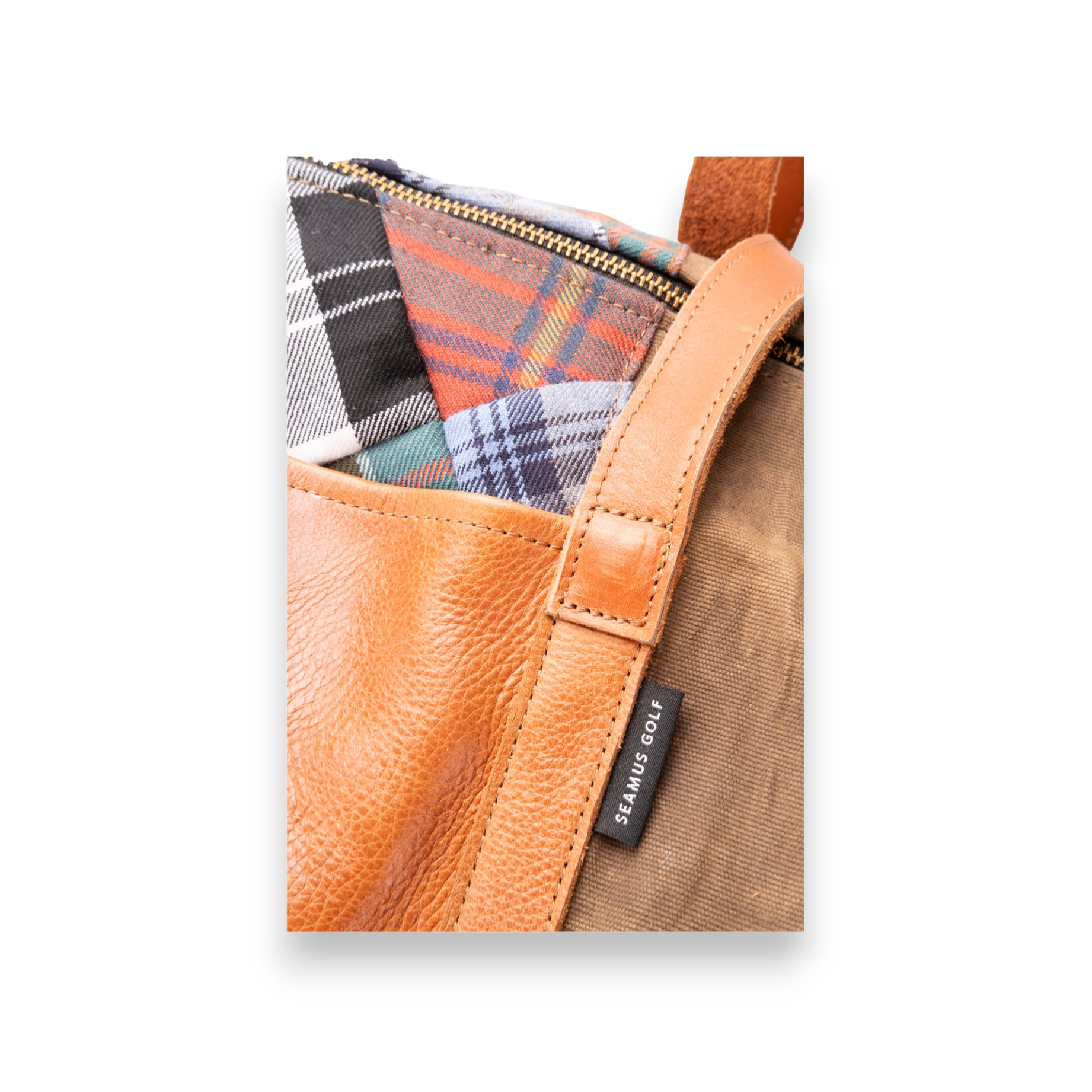 Tartan Patchwork Duffel Bag