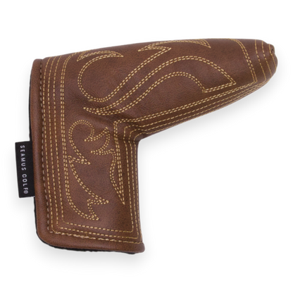 Whiskey Outlaw Cowboy Boot Blade Putter Cover