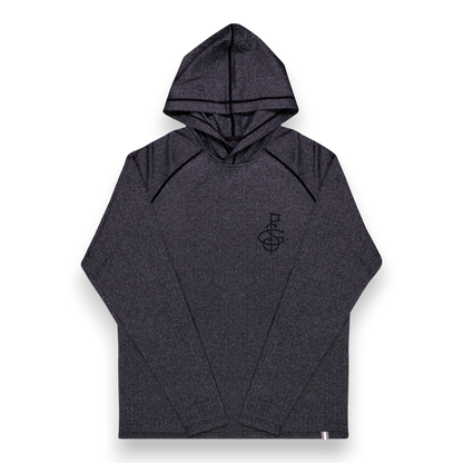 Seamus x Field Day Herringbone Jaquard Hoodie - Black