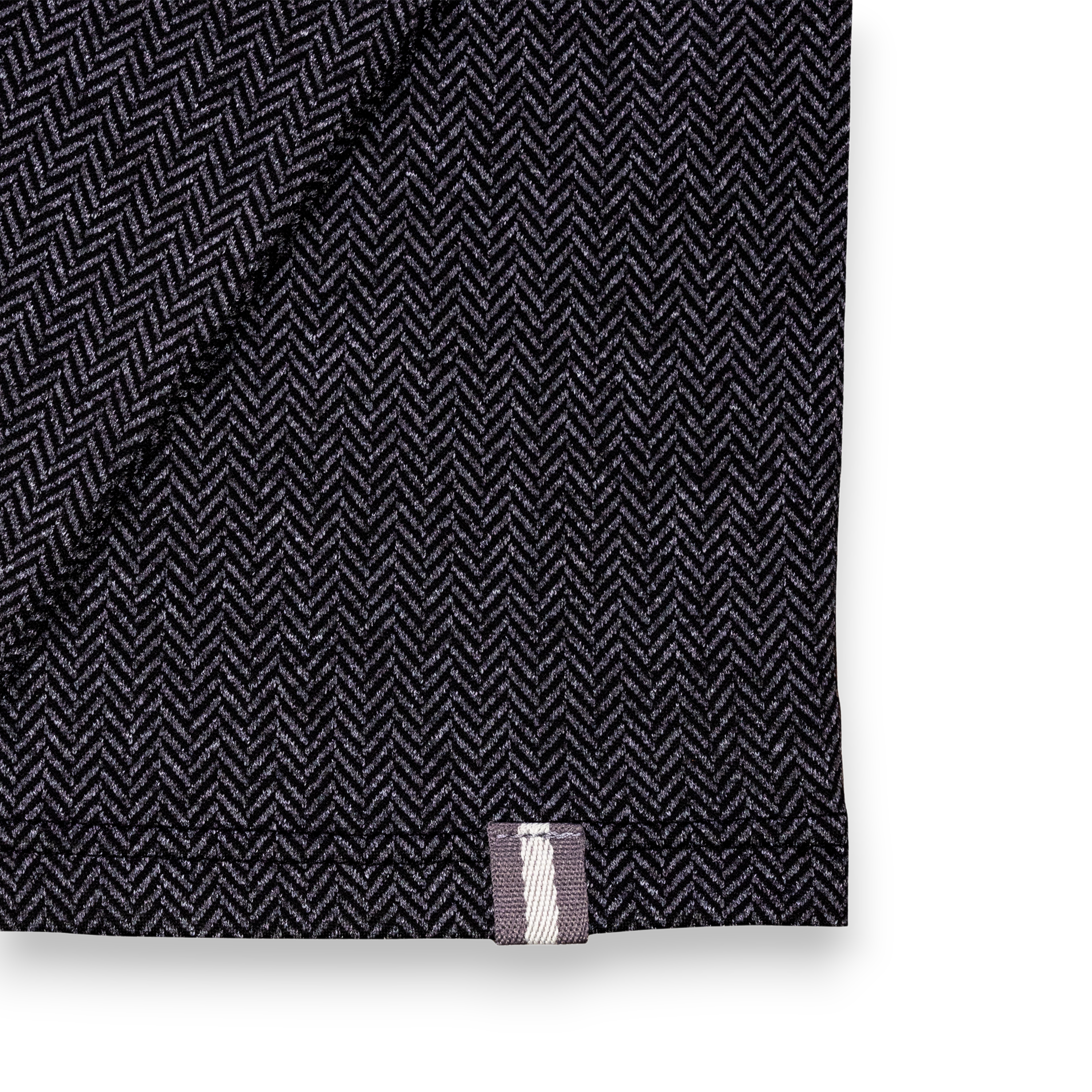 Seamus x Field Day Herringbone Jaquard Hoodie - Black