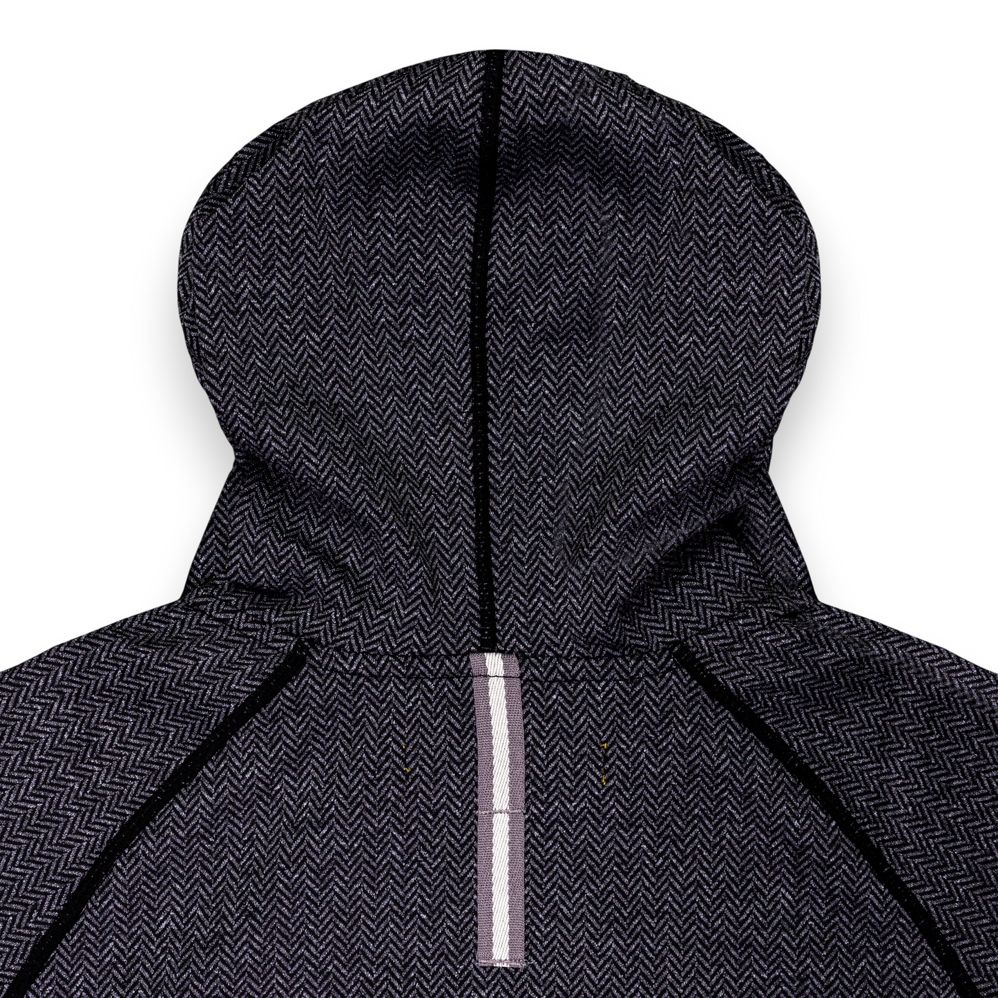 Seamus x Field Day Herringbone Jaquard Hoodie - Black