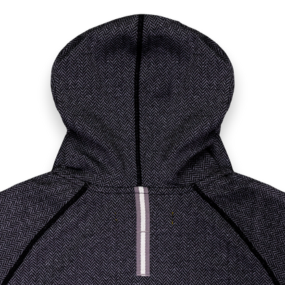 Seamus x Field Day Herringbone Jaquard Hoodie - Black