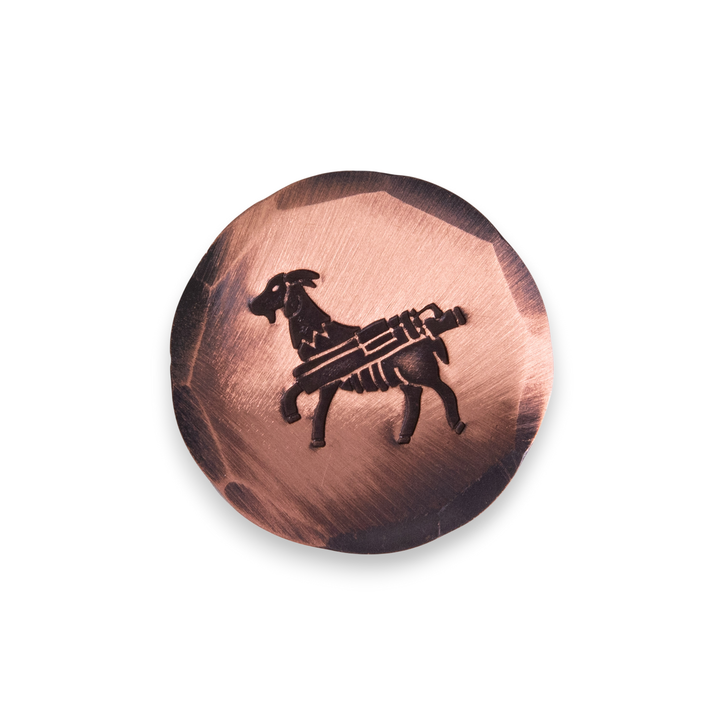 Hand Forged® Goat Caddie Ball Mark - Copper