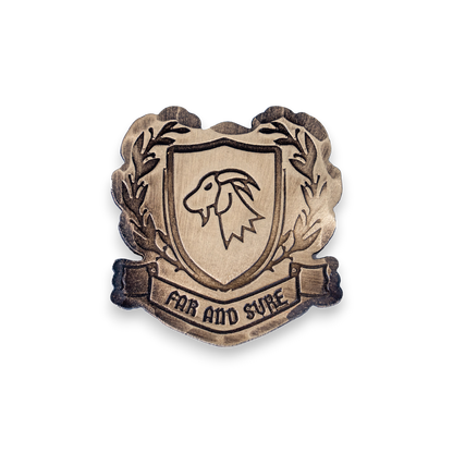 Hand Forged® The Crested Goat Ball Mark - Bronze