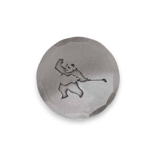 HAND FORGED® X PRESS GOLF® PANDA TIGER ARTISTS EDITION BALL MARK - STEEL