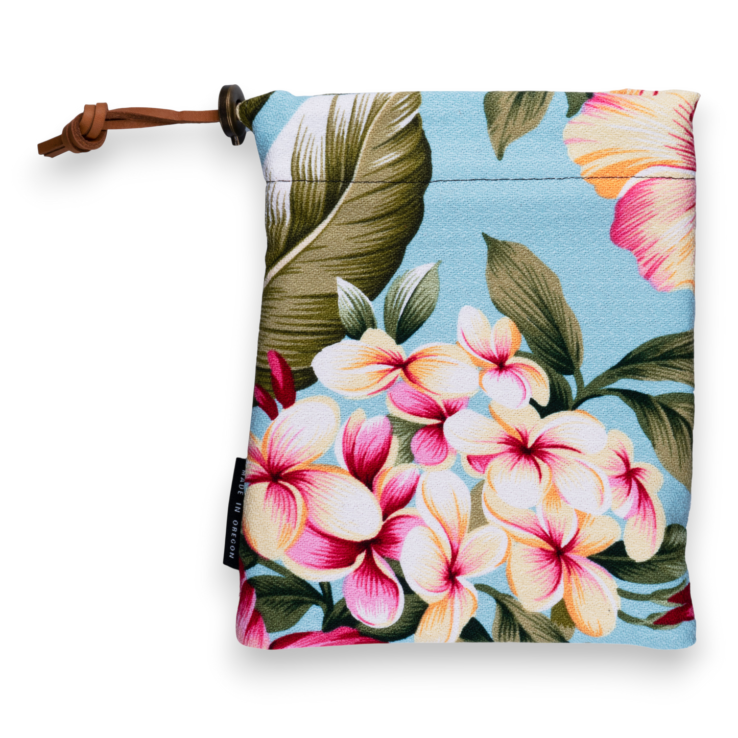 Hiwahiwa Aqua Drawstring Pouch