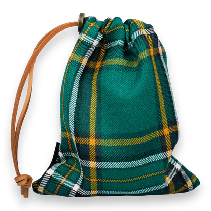 Irish National Tartan Drawstring Pouch