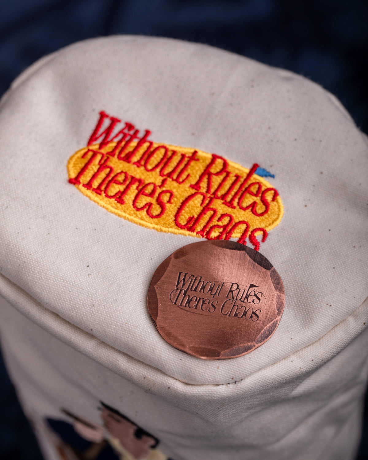 Hand Forged® Without Rules, There's Chaos Ball Marker - Copper