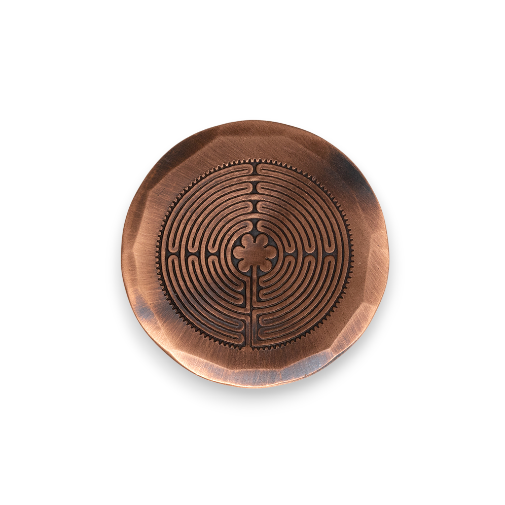 Hand Forged® Labyrinth Ball Mark - Copper