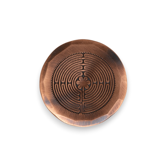 Hand Forged® Labyrinth Ball Mark - Copper