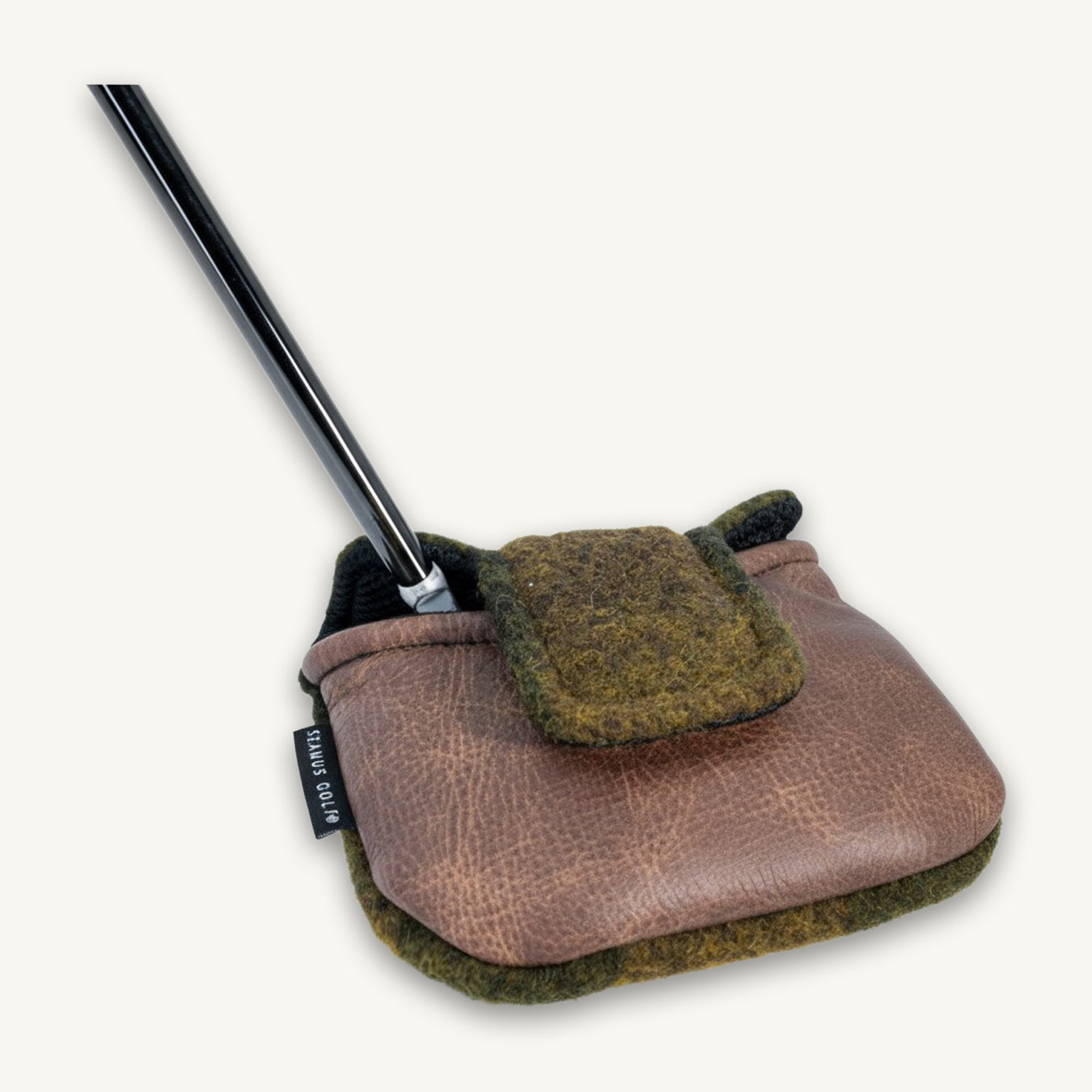 Mackinaw Wool Heel Shafted Mallet Putter Cover