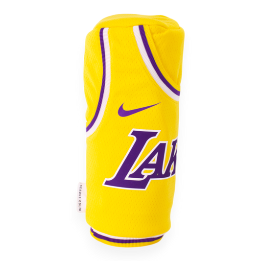 Upcycled NBA Jersey Head Cover - Lakers