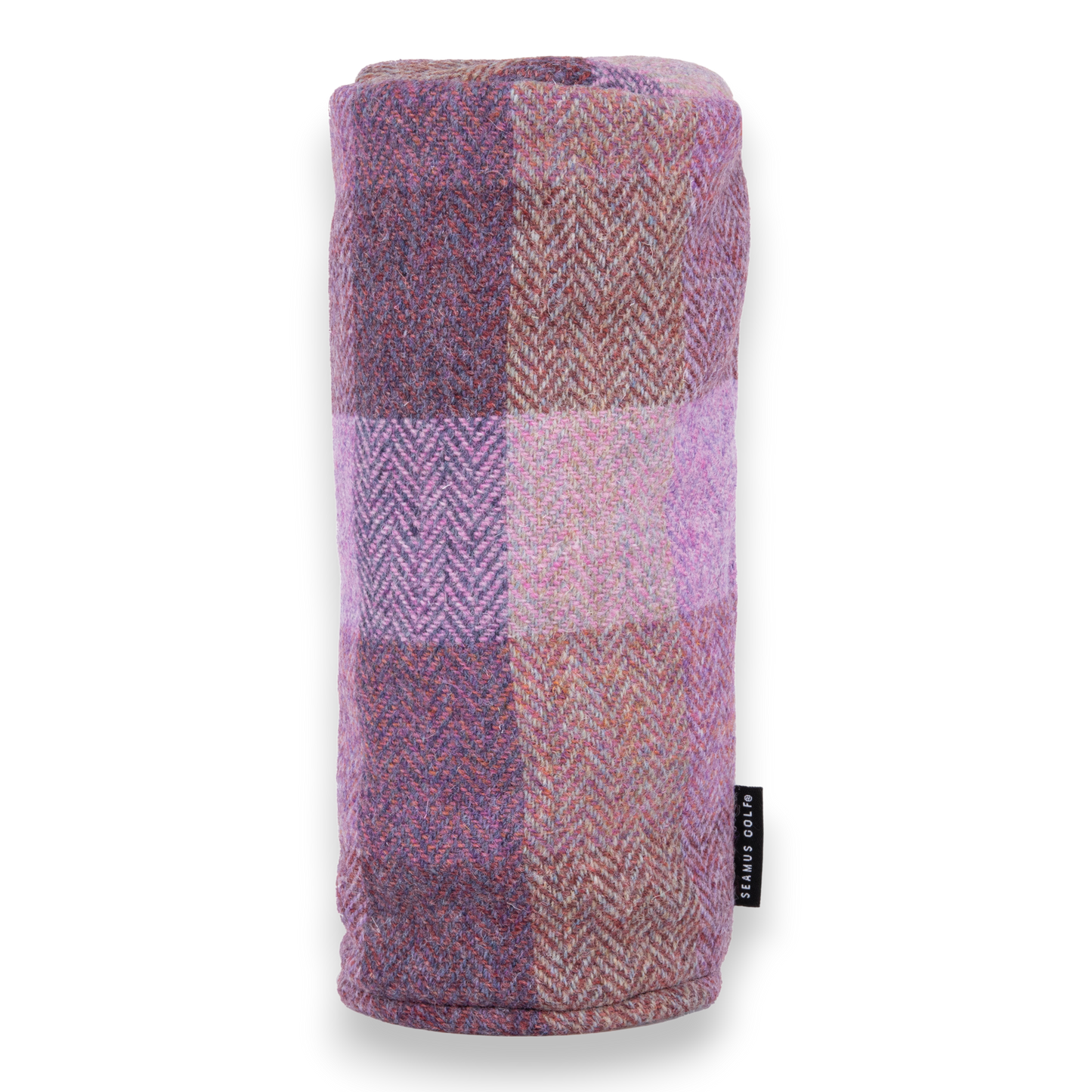 Lavender Check Harris Tweed Head Cover