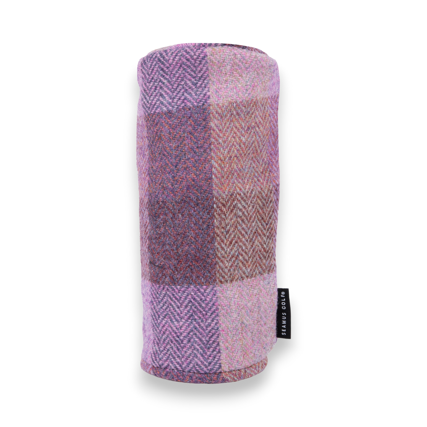 Lavender Check Harris Tweed Head Cover