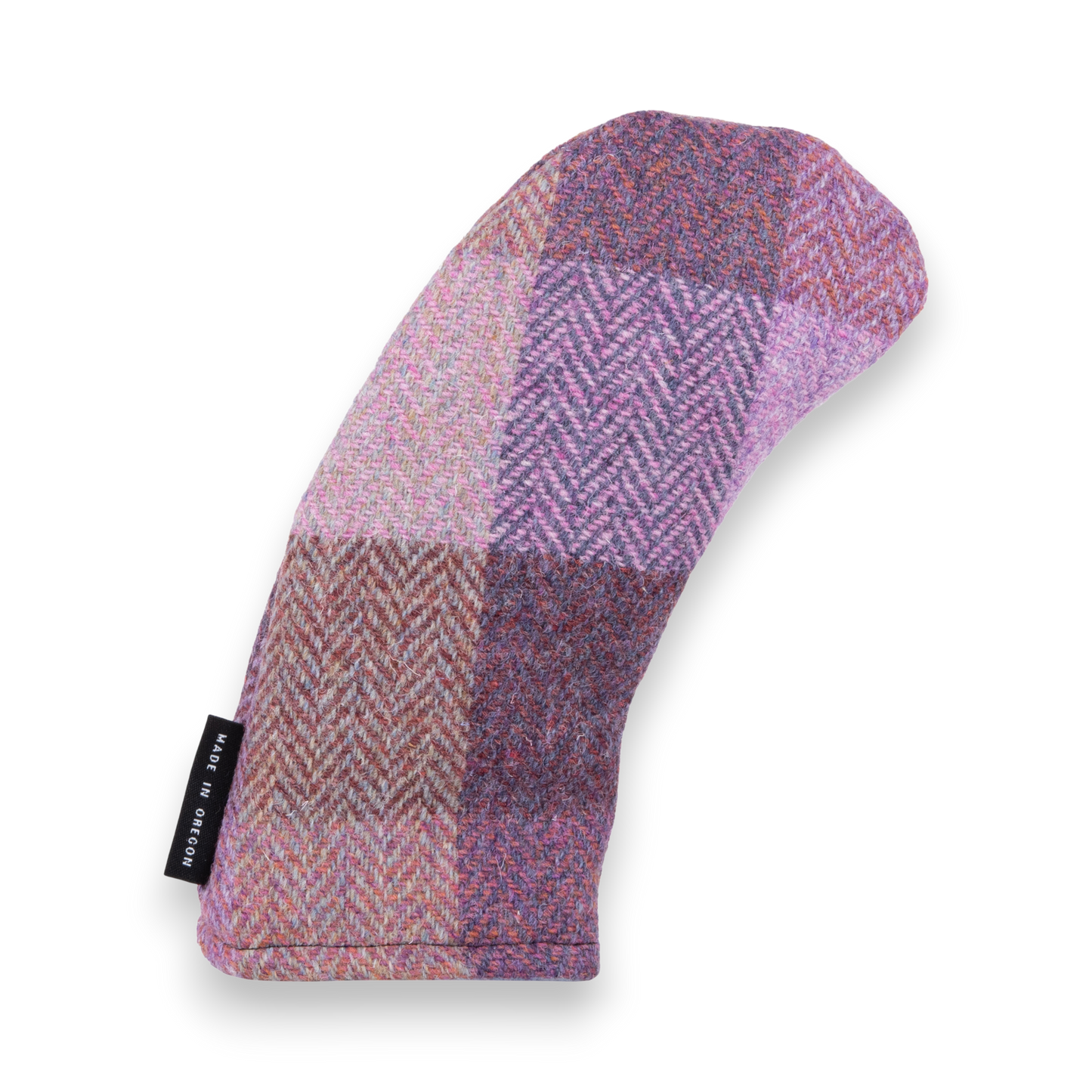 Lavender Check Harris Tweed Head Cover