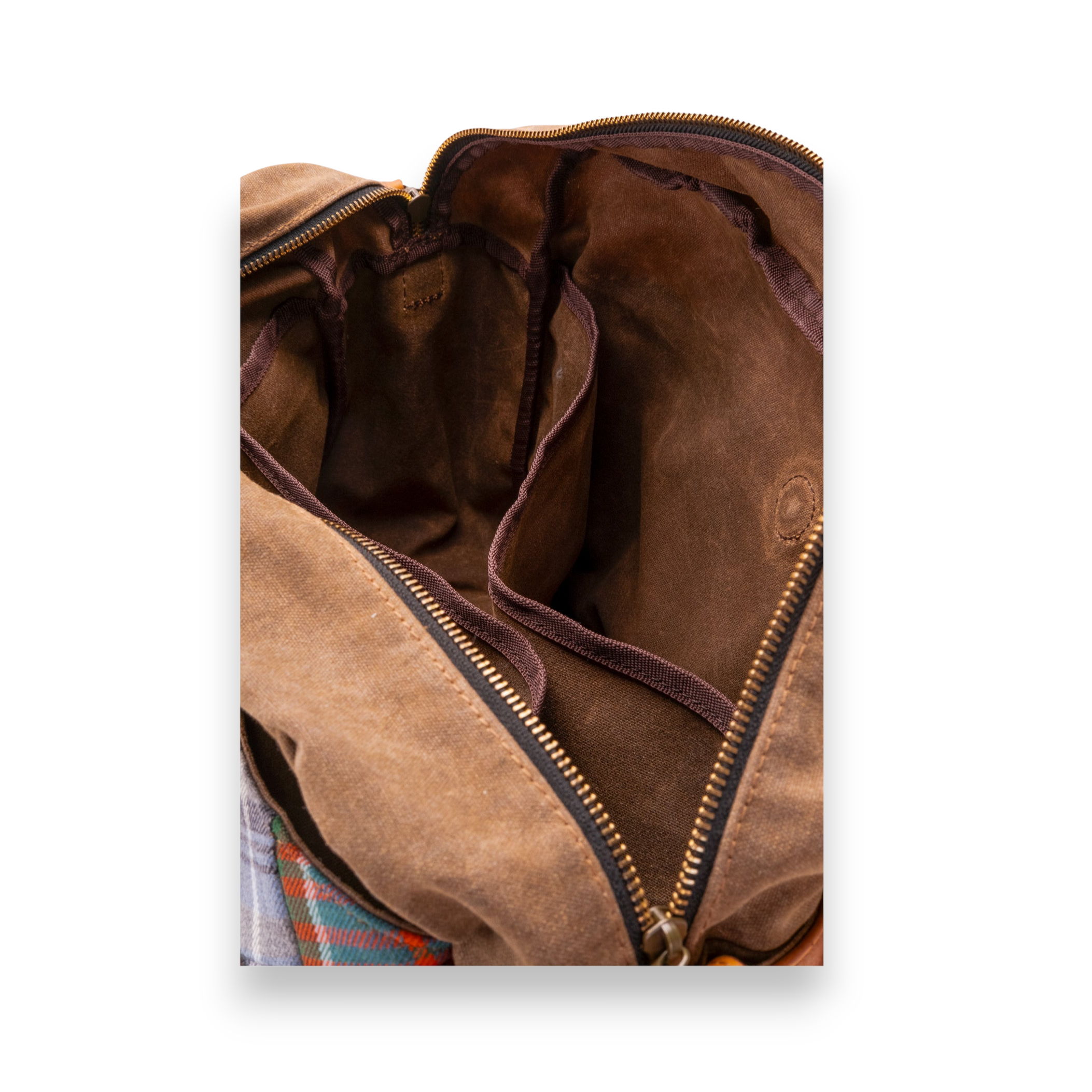 Tartan Patchwork Messenger Bag