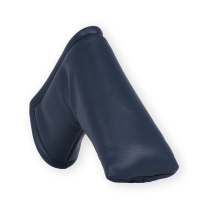 Navy Tribeca Leather Blade Putter Cover