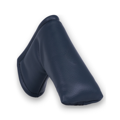 Navy Tribeca Leather Blade Putter Cover