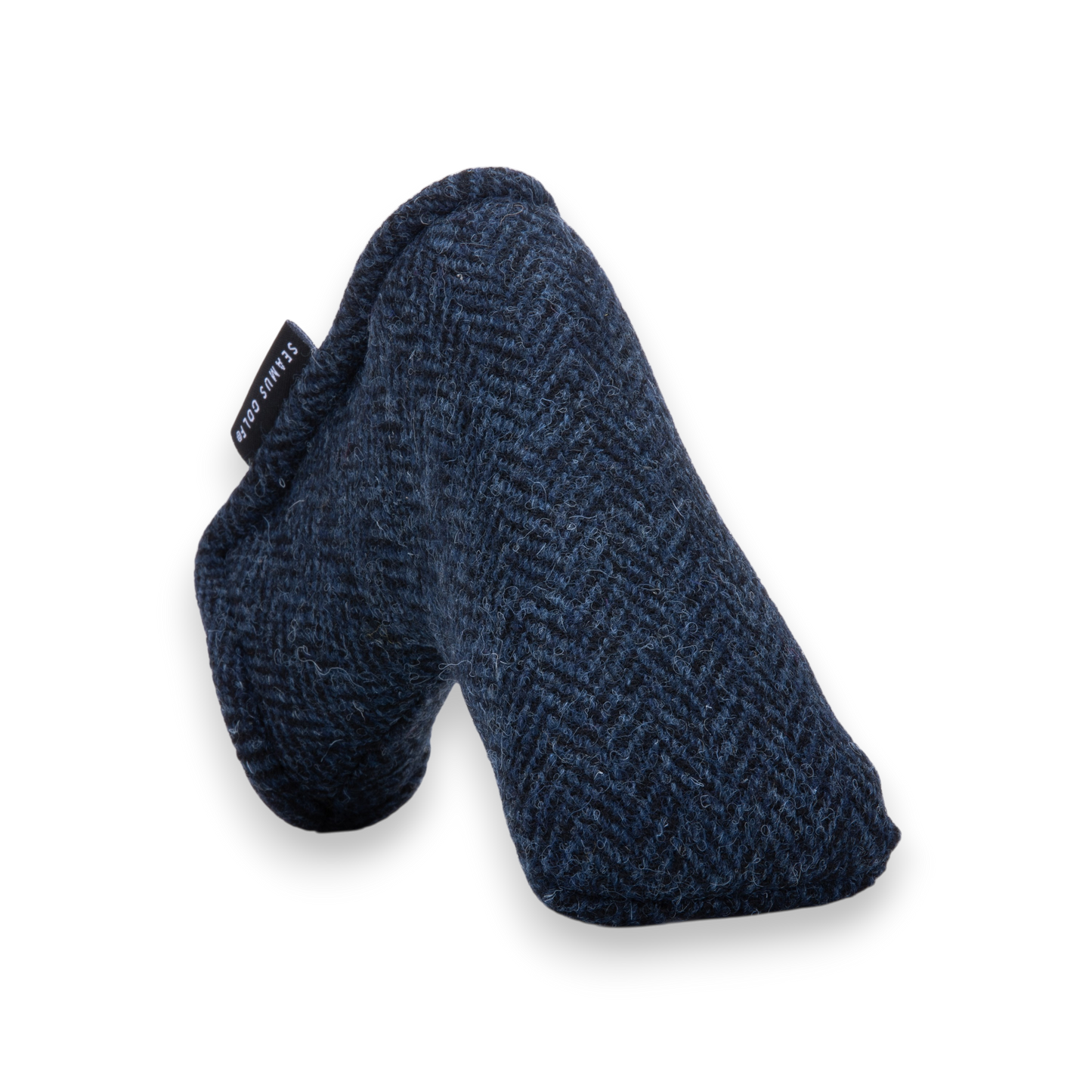 Navy Harris Tweed Putter Covers