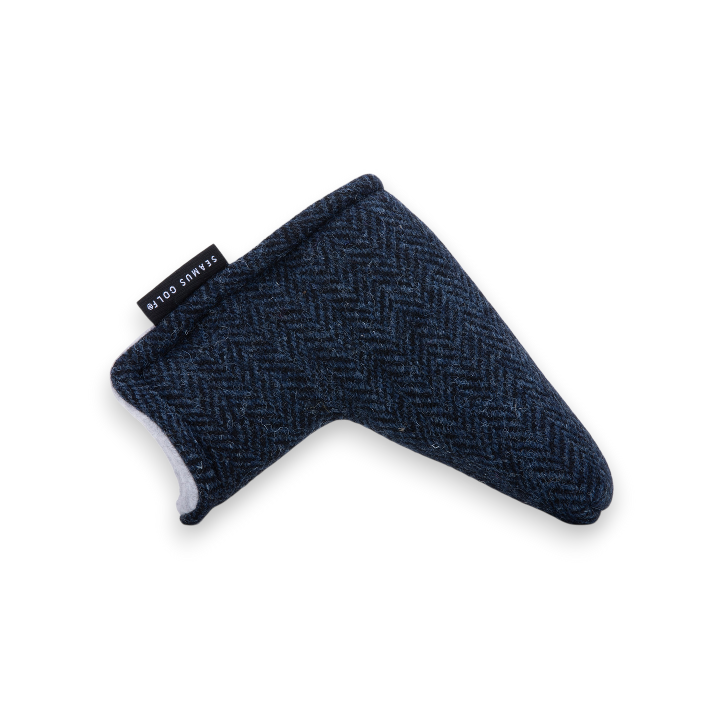 Navy Harris Tweed Putter Covers