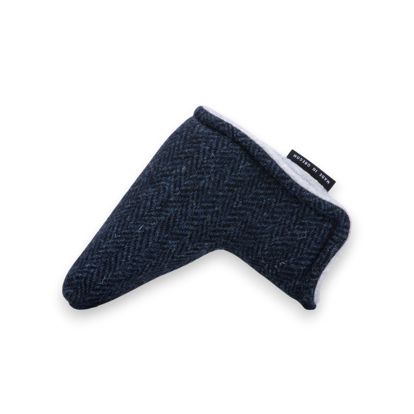 Navy Harris Tweed Putter Covers