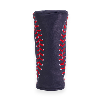 Two-Seam Head Cover - Navy/Red