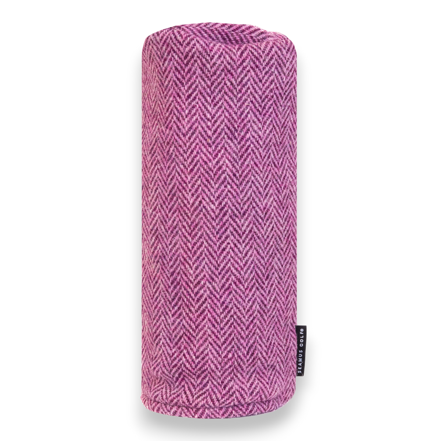 Pink Harris Tweed Head Cover