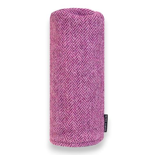 Pink Harris Tweed Head Cover