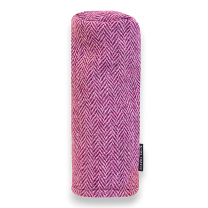 Pink Harris Tweed Head Cover