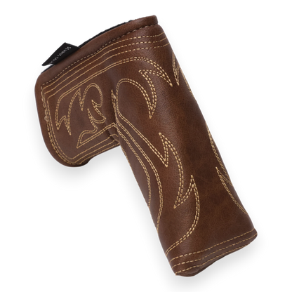 Whiskey Outlaw Cowboy Boot Blade Putter Cover
