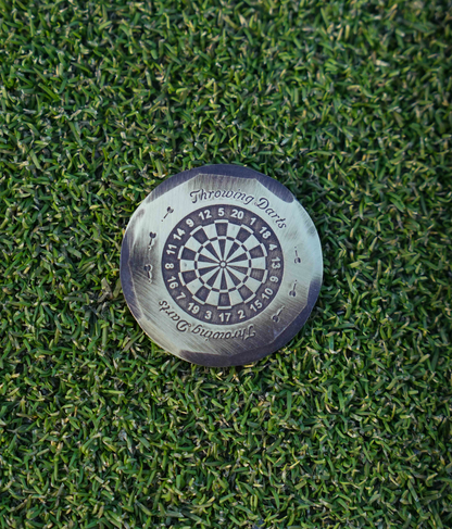 Hand Forged® Throwing Darts Ball Marker - Bronze
