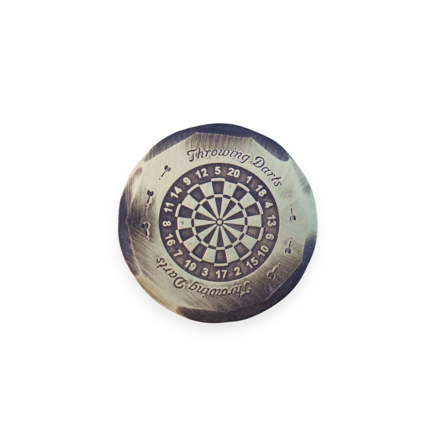 Hand Forged® Throwing Darts Ball Marker - Bronze