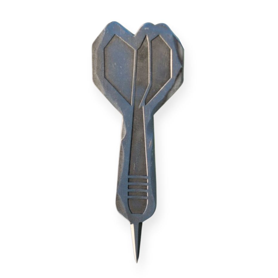 Hand Forged® Throwing Darts Single Prong Pitch Tool - Steel