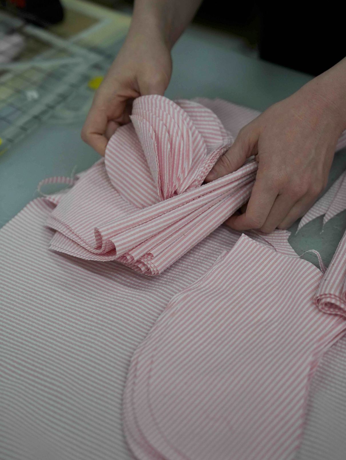 Pink Seersucker Head Covers