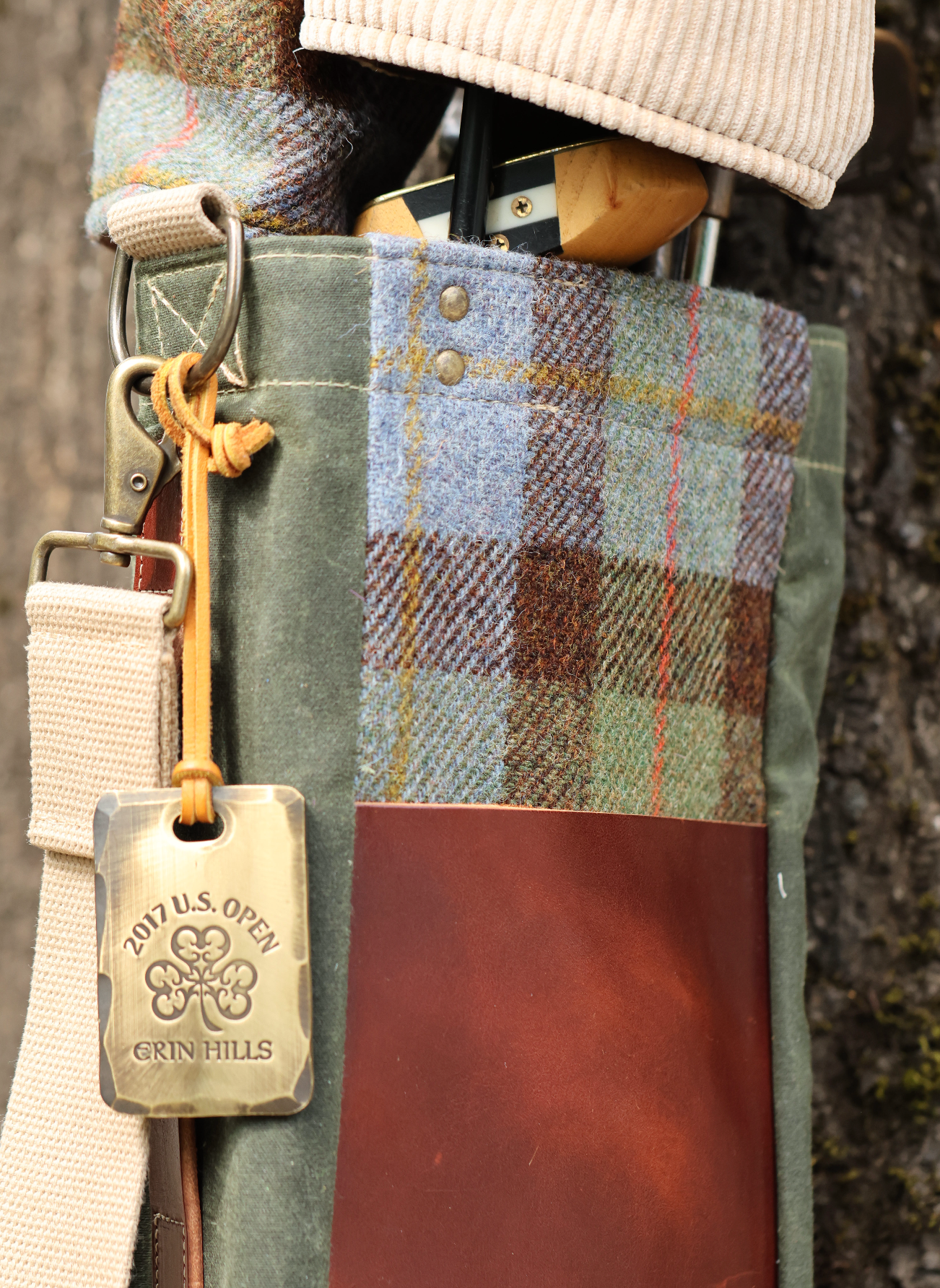 Macleod Check Harris Tweed Sunday Bag