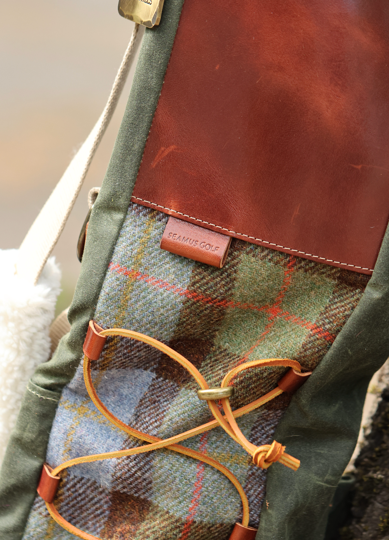Macleod Check Harris Tweed Sunday Bag