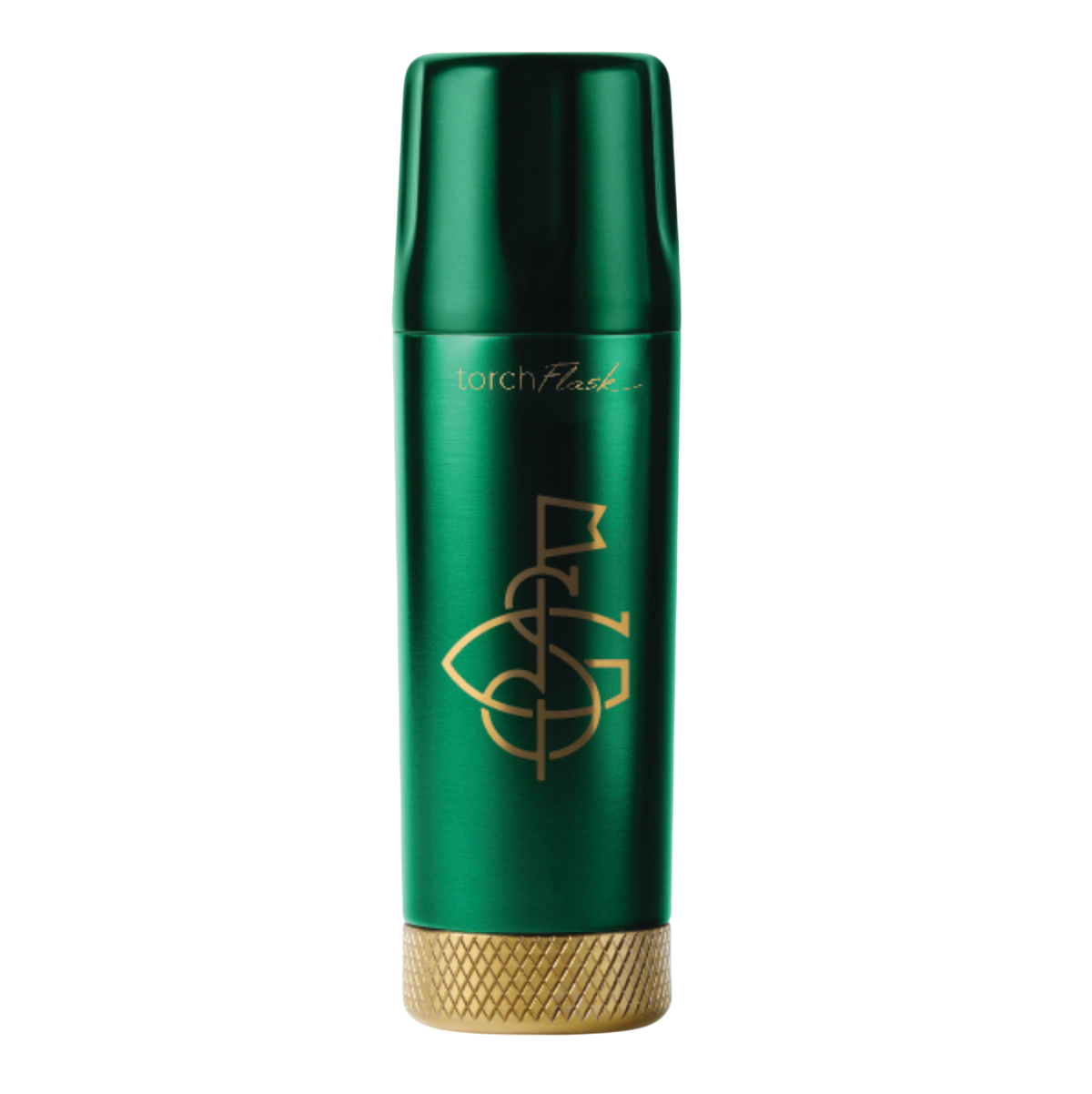 Torch Flask British Racing Green and Gold - SG Flag Logo