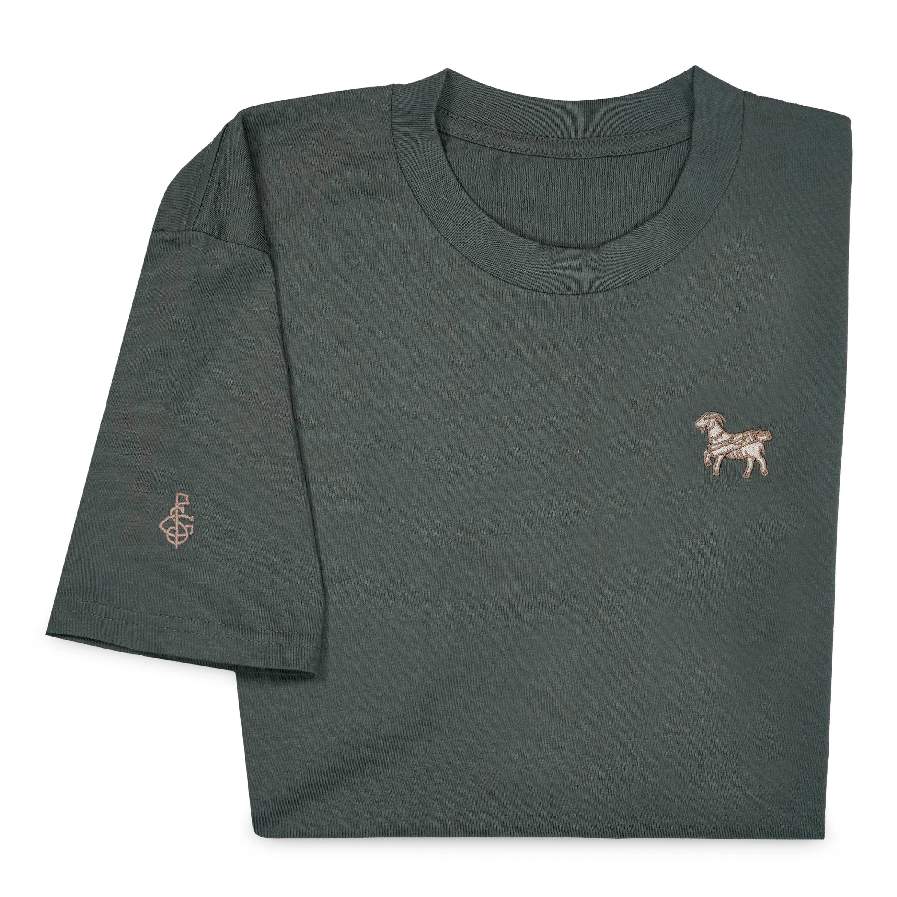 Seamus Goat T-Shirt - Green – SEAMUS GOLF
